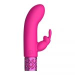 Royal Gems Dazzling Rechargeable Rabbit Bullet Pink