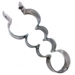 Rouge Stainless Steel Heavy Metal Wrist and Ankle Binder - Image 2