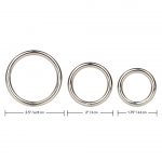 3 Piece Silver Ring Set - Image 2