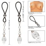 Nipple Play NonPiercing Nipple Jewellery Crystal Teardrop - Image 2