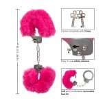 Ultra Fluffy Furry Cuffs Pink - Image 4