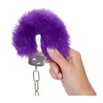 Ultra Fluffy Furry Cuffs Purple - Image 3
