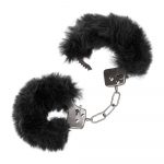 Ultra Fluffy Furry Cuffs Black - Image 2