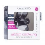 Shots Rabbit Vibrating Cock Ring Black - Image 2
