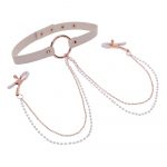 Sex and Mischief Collar with Nipple Clamps - Image 4
