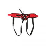 SportSheets Red Lace With Satin Corsette Strap On - Image 2