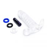 Size Up Clear Penis Vibrating 2 Inch Extender - Image 3