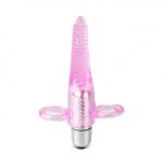 Clear Pink Vibrating Tongue Finger Vibrator