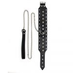 Leather Collar And Chain - Image 2