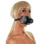Leather Gag With Urine Tube - Image 3